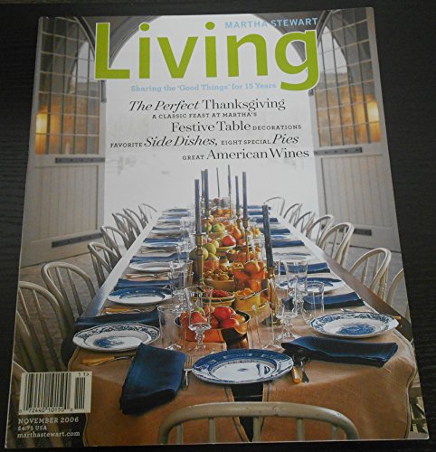 Stock image for Martha Stewart Living, November 2006 Issue for sale by Irish Booksellers