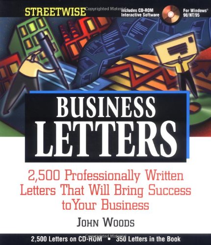 9781580621335: Adams Streetwise Business Letters (Streetwise Business Books)