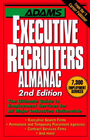 Stock image for Adams Executive Recruiters Almanac for sale by Ergodebooks
