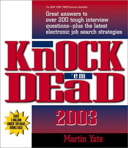 Knock Em' Dead (2003) (9781580627597) by Yate CPC, Martin