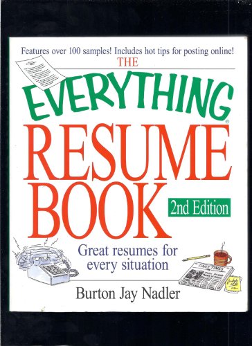 Beispielbild fr Everything Resume Book (Everything Series) zum Verkauf von Wonder Book