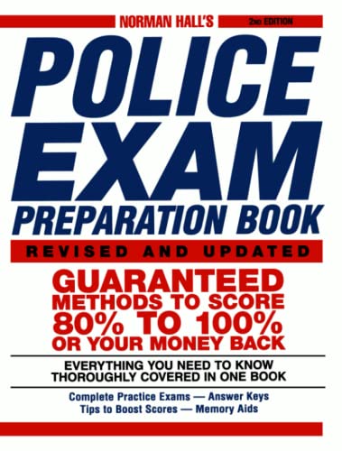 Beispielbild fr Norman Hall's Police Exam Preparation Book zum Verkauf von Better World Books
