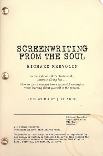 Imagen de archivo de Screenwriting From the Soul: Letters to an Aspiring Screenwriter a la venta por SecondSale