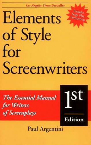 Beispielbild fr Elements of Style for Screenwriters: The Essential Manual for Writers of Screenplays zum Verkauf von Jenson Books Inc