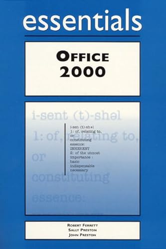 Imagen de archivo de Office 2000 Essentials a la venta por HPB-Red