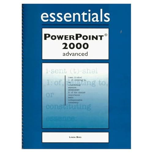 Beispielbild fr Essentials: PowerPoint 2000 Advanced zum Verkauf von Aaron Books