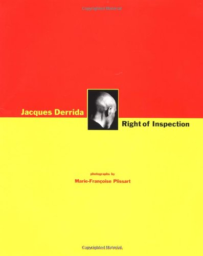 Right of Inspection (9781580930185) by Jacques Derrida