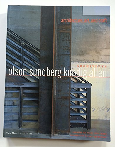 9781580930826: Olson Sundberg Kundig Allen Architects: Architecture, Art and Craft