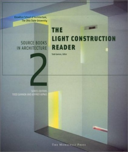 Imagen de archivo de The Light Construction Reader (Source Books in Architecture) a la venta por HPB-Red