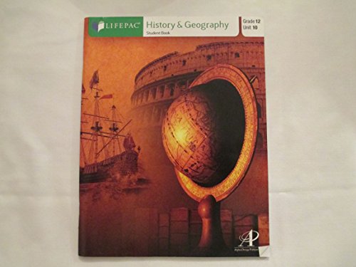 Beispielbild fr HISTORY & GEOGRAPHY, GRADE 12, UNIT 10 zum Verkauf von Wonder Book