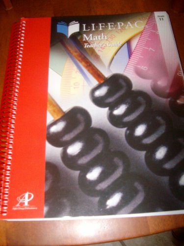 Beispielbild fr Lifepac Math: Teacher's Guide, Grade 11 zum Verkauf von HPB-Red