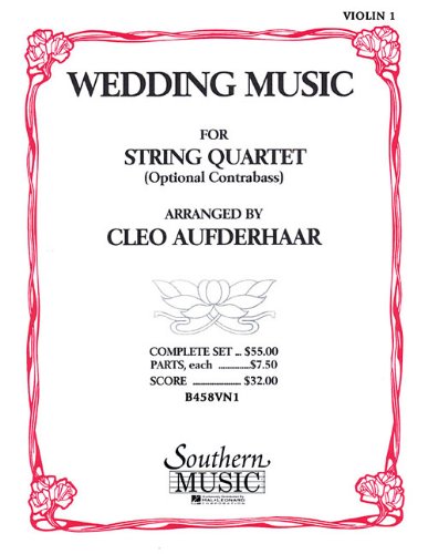 Stock image for Wedding Music: String Quartet Violin 1 Part for sale by JR Books