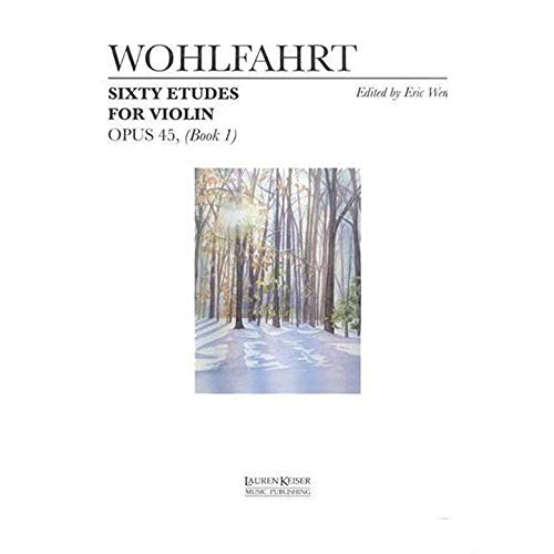 Beispielbild fr Sixty Etudes for Violin, Opus 45 Book 1 zum Verkauf von Revaluation Books