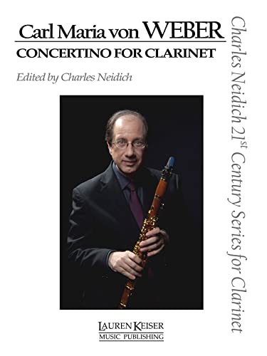 Stock image for Carl Maria Von Weber - Concertino for Clarinet: Clarinet and Piano for sale by Revaluation Books