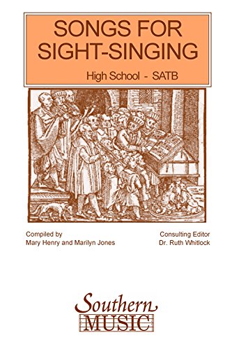 Beispielbild fr Songs for Sight Singing - Volume 1: High School Edition SATB Book (Songs for Sight Singing, 1) zum Verkauf von Indiana Book Company