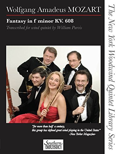 9781581062052: Fantasy in f minor, k. 608 -partition+parties separees: For Woodwind Quintet