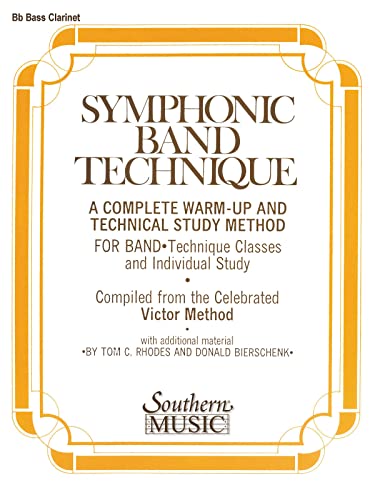 9781581065206: Symphonic Band Technique: Bass Clarinet