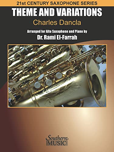 9781581068085: Theme and Variations: For Alto Saxophone and Piano