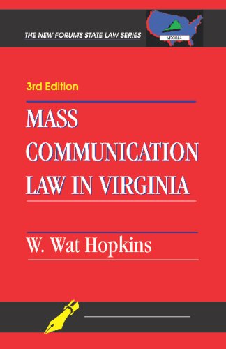 Stock image for Mass Communication Law In Virginia for sale by SecondSale