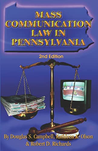 Stock image for Mass Communication Law In Pennsylvania for sale by Lucky's Textbooks
