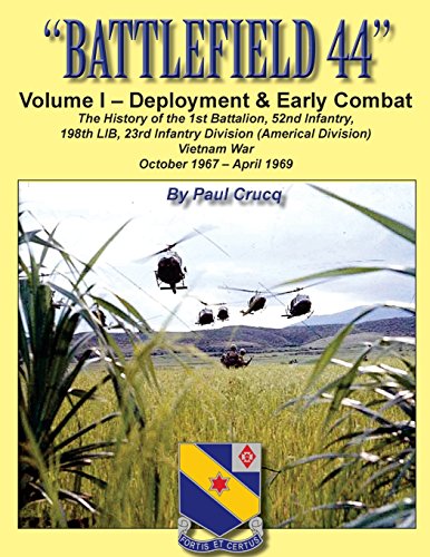 Stock image for BATTLEFIELD 44: Volume I - Deployment & Early Combat: The History of the 1st Battalion, 52nd Infantry, 198th LIB, 23rd Infantry Division (Americal . 198th Light Infantry Brigade, in Vietnam) for sale by Books Unplugged