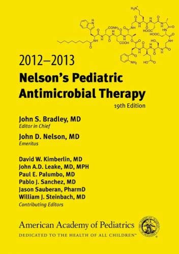 Stock image for 2012-2013 Nelson's Pediatric Antimicrobial Therapy for sale by Better World Books