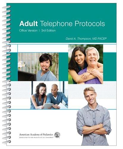 9781581107432: Adult Telephone Protocols: Office Version