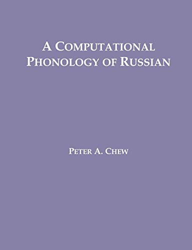 Stock image for A Computational Phonology of Russian (Paperback) for sale by Book Depository International