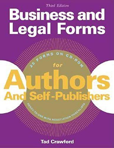 9781581153958: Business and Legal Forms for Authors and Self Publishers