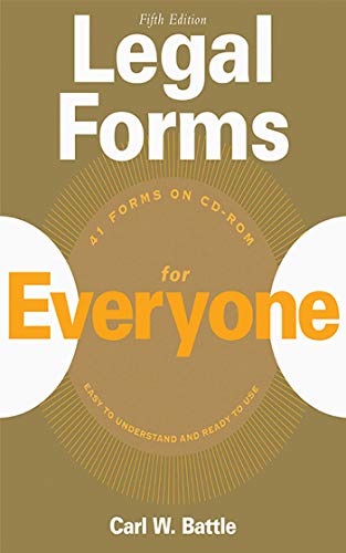Beispielbild fr Legal Forms for Everyone zum Verkauf von Wonder Book