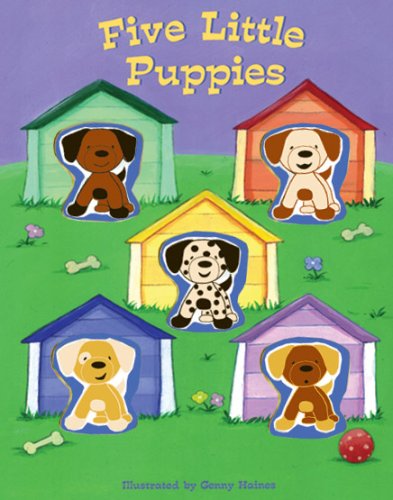 Imagen de archivo de Five Little Puppies a la venta por Once Upon A Time Books