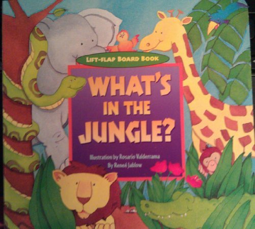 Imagen de archivo de What's in the Jungle? (Lift-Flap Board Book) a la venta por More Than Words