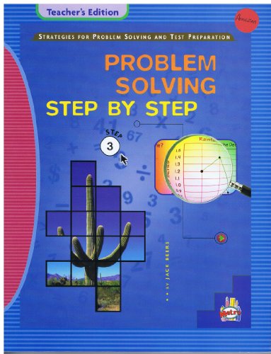 Imagen de archivo de Metro Problem Solving Step By Step, Teacher's Edition, Step 3 a la venta por Half Price Books Inc.