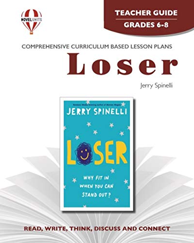 Stock image for Loser - Teacher Guide by Novel Units for sale by HPB Inc.