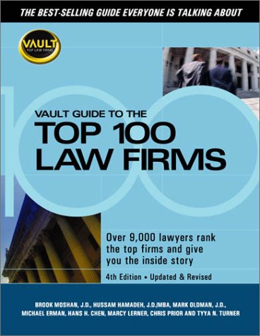 9781581311266: Vault Guide to the Top 100 Law Firms