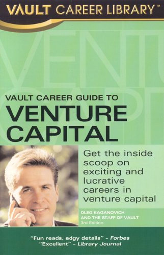Imagen de archivo de Vault Career Guide To Venture Capital a la venta por HPB-Diamond