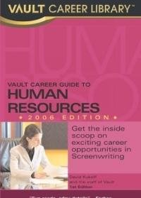 Stock image for Vault Guide to Human Resources Careers for sale by Better World Books