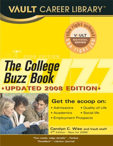 Stock image for The College Buzz Book (Vault School Series) for sale by dsmbooks