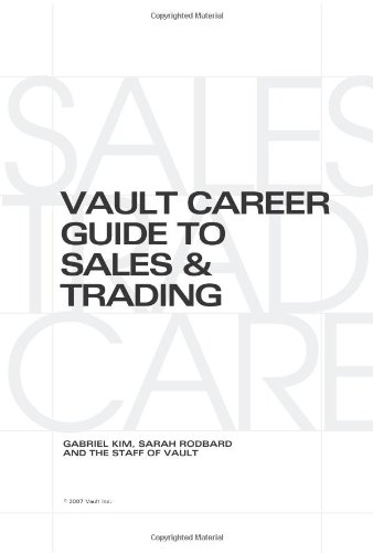 9781581315332: Vault Career Guide to Sales & Training