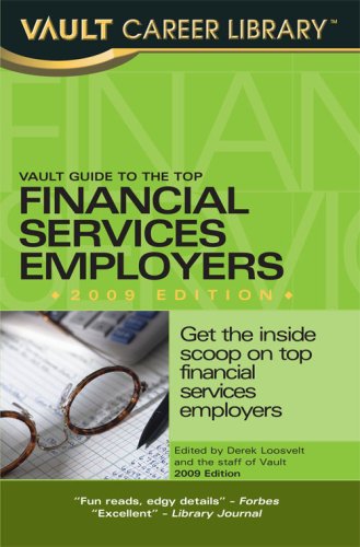 Stock image for Vault Guide to the Top Financial Services Employers, 5th Edition for sale by Better World Books: West