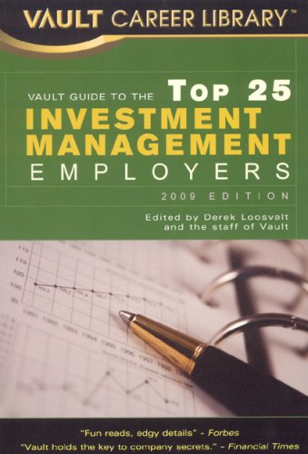 9781581315967: Vault Guide to the Top 25 Investment Management Employers (Vault Career Library)