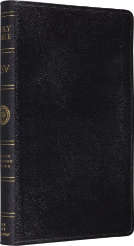 9781581343175: ESV Classic reference Bible, Genuine leather, Black Red Letter Text