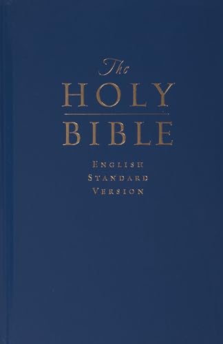 Stock image for The Holy Bible: English Standard Version (Pew and Worship Bible, Navy Blue) for sale by Wonder Book