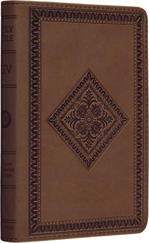 Beispielbild fr The Holy Bible: English Standard Version, Compact TruTone Edition (Tan Diamond Design, Red Letter) zum Verkauf von Booksavers of Virginia