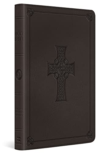 Beispielbild fr ESV Thinline Bible, TruTone, Charcoal, Celtic Cross Design, Red Letter Text zum Verkauf von HPB-Emerald