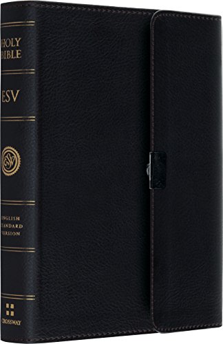(ESV) English Standard Version Large Print Bible. Premium Bonded Leather, Black, Red Letter Text (English Language) (9781581346589) by Anonymous