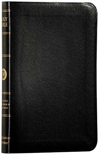 9781581346794: Holy Bible: English Standard Version, Black, Genuine Leather, Personal Size Reference Bible