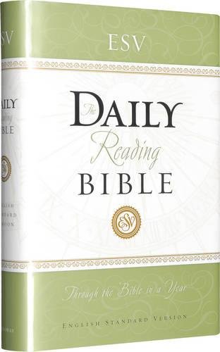 Beispielbild fr ESV Daily Reading Bible, Hardcover, Black Letter Text zum Verkauf von BooksRun
