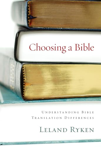 Beispielbild fr Choosing a Bible zum Verkauf von Blackwell's