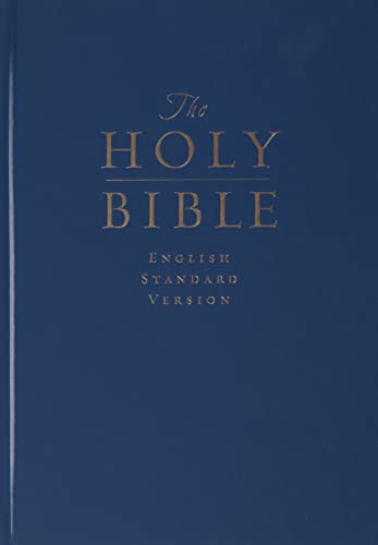 Stock image for ESV Pew and Worship Bible, Large Print (Navy Blue) for sale by Wizard Books